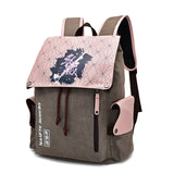 Demon Slayer Kimetsu No Yaiba Anime Backpack Canvas Bag Tomioka Giyuu High Capacity School Bags Mochila Feminina Notebook Bags