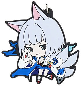 Azur Lane Anime Hood Enterprise Unicorn Akagi Kaga Akashi Z23 Javelin Laffey Rubber Anime Keychain, everything animee