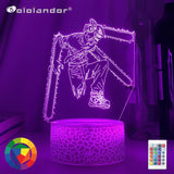 3d Led Lamp Anime Chainsaw Man for Bedroom Decoration Nightlight Kids Birthday Gift Manga Chainsaw Man Led Night Light Bedside