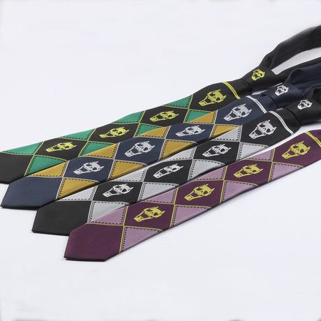 This tie captures the magic of Kira. If you're looking for more JoJo's Bizarre Adventure merch, we have it all! Check out our anime merch now—free shipping!