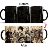 One piece color changing mugs