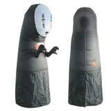 No Face Man Anime Miyazaki Hayao Spirited Away Kaonashi Cosplay Full Set Halloween Funny Costume Inflatable Garment, everythinganimee