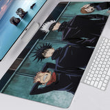 Gaming Mouse Pad Gamer Large Home Keyboard Pad Mouse Mat MousePads Anime Jujutsu Kaisen Anti-slip Gamer Natural Rubber Table Mat, everythinganimee