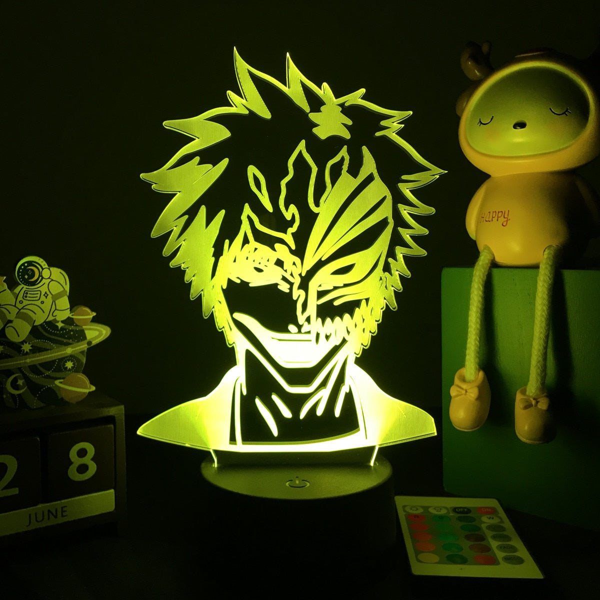 3D Anime Lamp Bleach Led Night Light for Kids Bedroom Decoration Bedside Lamp Gift for Children Study Room Decor Light 3d