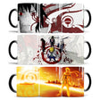 1Pcs New 350ml Anime Naruto Magic Color Changing Mugs Ceramic Coffee Milk Tea Cups Best Gift for Children Friends, everythinganimee