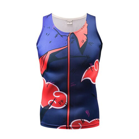 Bodybuilding 3D Printed Tank Tops Men Vest Compression Shirts Male Singlet Anime Tops&Tees Fitness Bodybuilding from Naruto and Dragon Ball Z, everything animee