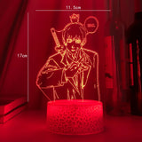 3d Led Night Lamp Anime Chainsaw Man Aki Hayakawa for Bedroom Decor Kids Birthday Gift Manga Chainsaw Man Led Light Bedside