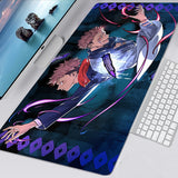 Gaming Mouse Pad Gamer Large Home Keyboard Pad Mouse Mat MousePads Anime Jujutsu Kaisen Anti-slip Gamer Natural Rubber Table Mat, everythinganimee