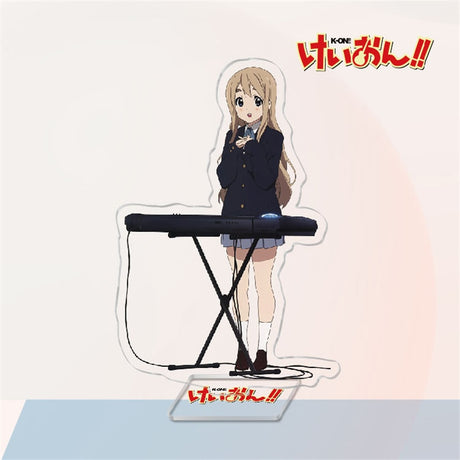 Japan Anime K-ON! Acrylic Stand Model Plate Cosplay Toys Hirasawa Yui Mio Tainaka Ritsu Kotobuki Tsumugi Nakano Azusa Desk Decor, everything animee