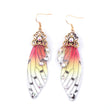 New Demon Slayer Butterfly Wing Earrings Kimetsu no Yaiba Kochou Shinobu Earring Ear Clip Anime Cosplay Props Women Girl Jewelry, everythinganimee