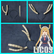 Anime Miss Kobayashi's Dragon Maid Tooru Tohru Cosplay Dragon Horns Headband Hair Band Cosplay Props Accessories Halloween, everythinganimee