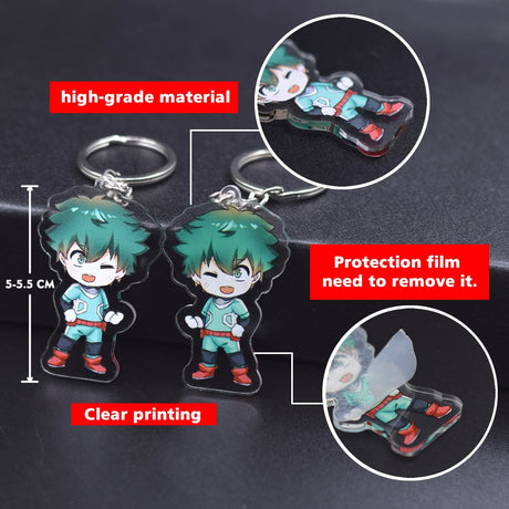 Sword Art Online Keychain Double Sided Acrylic Cartoon Key Chain Pendant Anime Accessories Keyring Hot Sale, everything animee