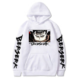 2023 Hot Sale Hooded Dark Berserk Anime Pattern Print Vintage Casual Hoodie Fashion Y2K Sweatshirts Oversized Tops Pullover