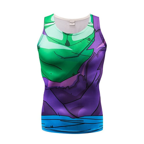 Bodybuilding 3D Printed Tank Tops Men Vest Compression Shirts Male Singlet Anime Tops&Tees Fitness Bodybuilding from Naruto and Dragon Ball Z, everything animee