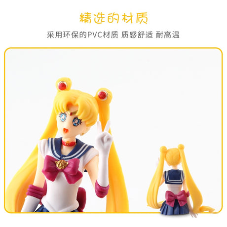 Car Accessories Anime Sailor Moon Beautiful Girl Action Figure Ornaments Balloon Auto Interior Air Outlet Decoration Girls Gifts, everythinganimee