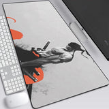 One Piece anime gaming mouse pad - large cartoon rubber pad with lock edge for PC, keyboard & computer. Perfect for gamers & anime fans.