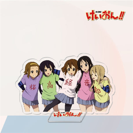 Japan Anime K-ON! Acrylic Stand Model Plate Cosplay Toys Hirasawa Yui Mio Tainaka Ritsu Kotobuki Tsumugi Nakano Azusa Desk Decor, everything animee