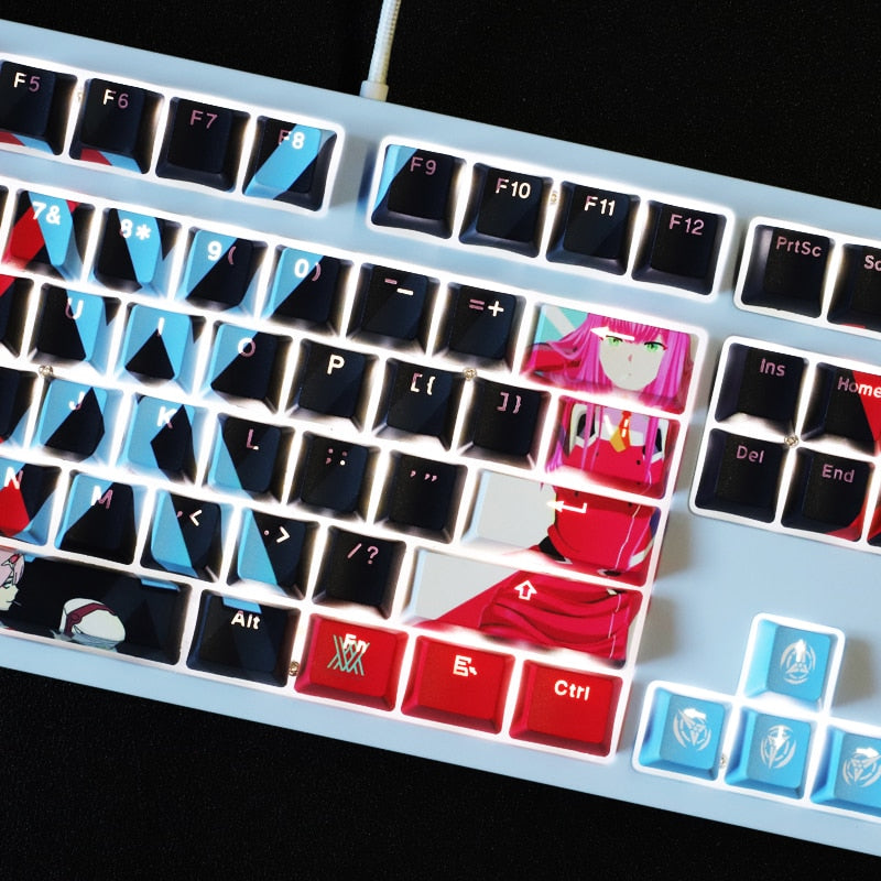 Darling In The Franxx Zero Two Keycaps