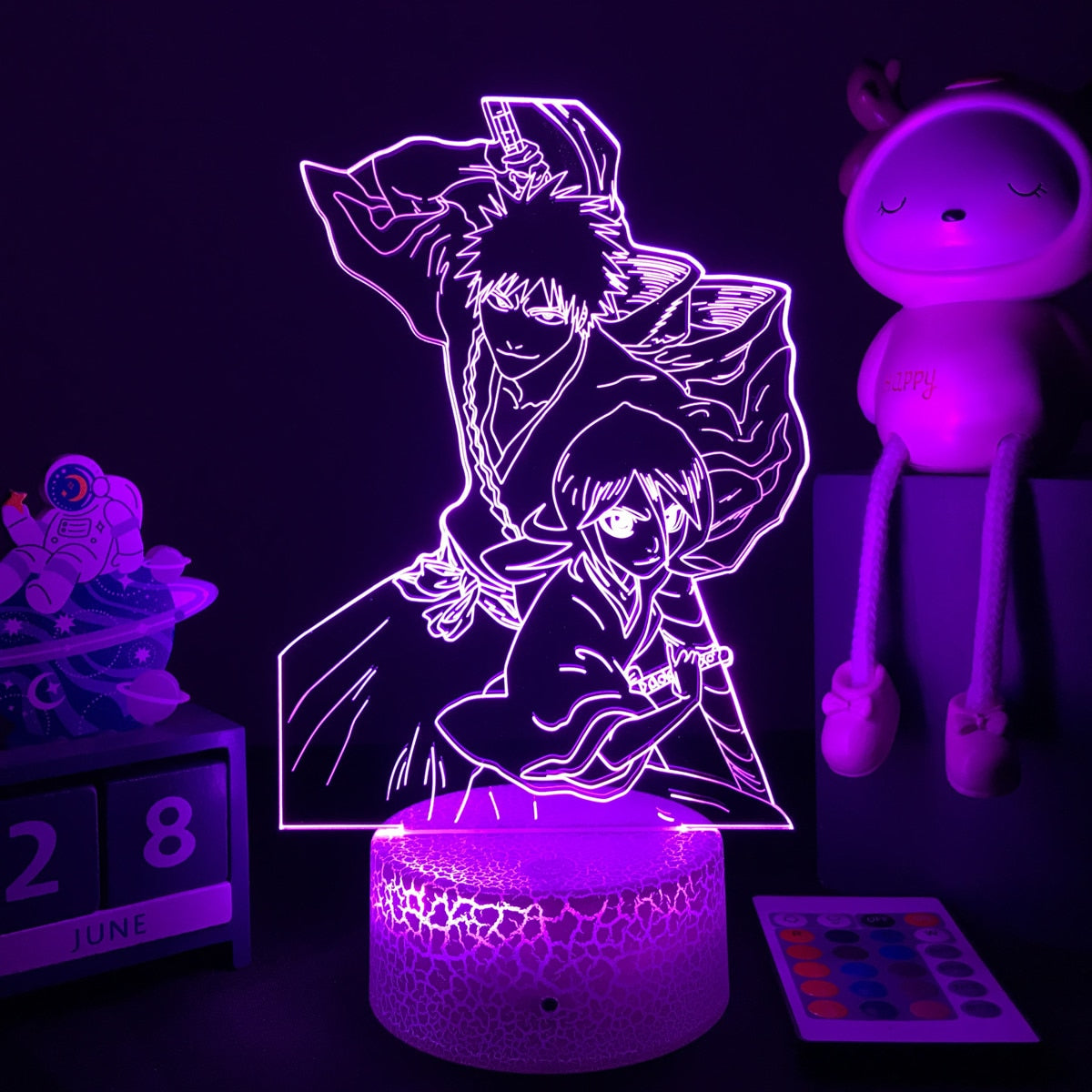 3D Anime Lamp Bleach Led Night Light for Kids Bedroom Decoration Bedside Lamp Gift for Children Study Room Decor Light 3d