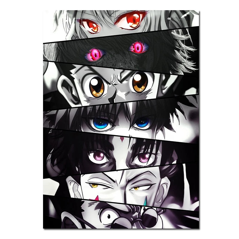 Hunter x Hunter Eyes Canvas Painitng