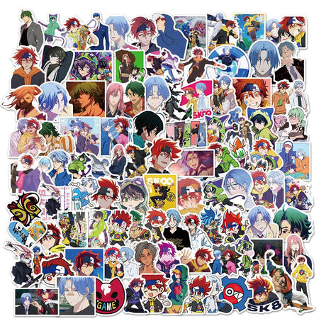 100pcs Anime Stickers Demon Slayer Hunter X Graffiti DIY Luggage Laptop Skateboard Phone Decal Sticker Toys