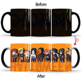 1Pcs New 350ml Anime Naruto Magic Color Changing Mugs Ceramic Coffee Milk Tea Cups Best Gift for Children Friends, everythinganimee