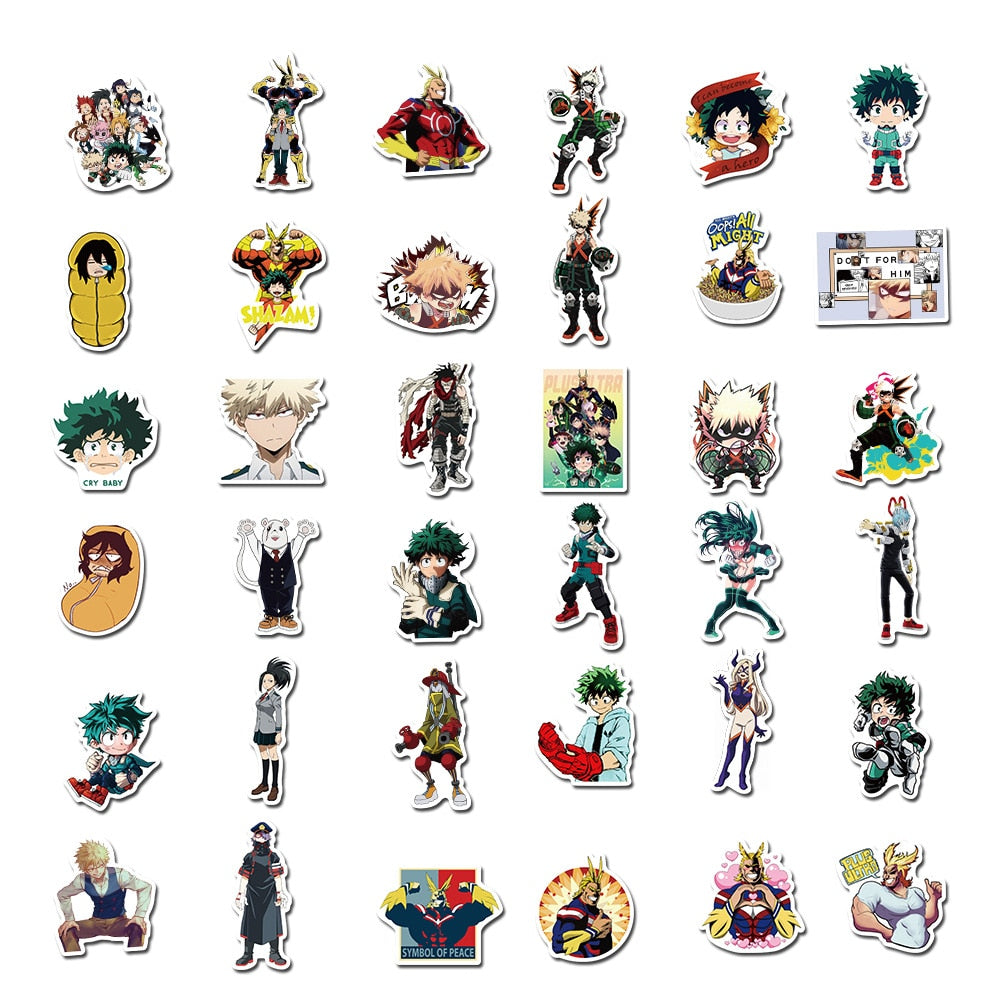 These stickers capture the magic of My Hero Academia! Explore our anime merch collection for more awesome finds—free shipping on all orders!