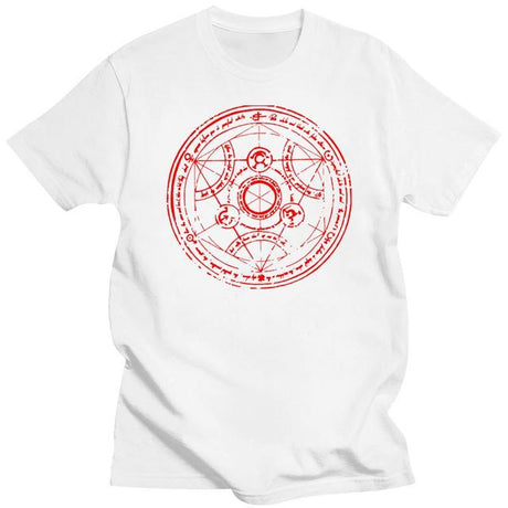 Mens Clothing Est Letter Print Transmutation T Shirt Fullmetal Alchemist Full Metal Alchemist T Shirt Casual Man Tees,everythinganimee