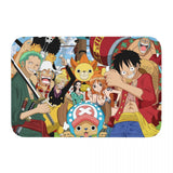 One Piece Hot Anime Bathroom Mat Adventure Team Doormat Kitchen Carpet Entrance Door Rug Home Decoration, everythinganimee