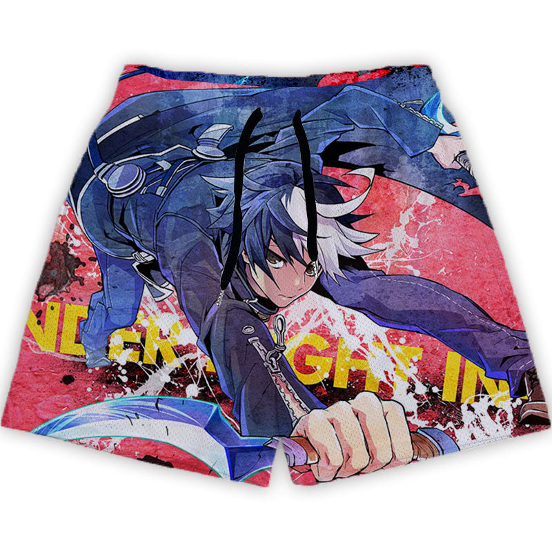 Anime Blue Lock Shorts Printed Fashion Street Gym Shorts Men Loose Casual Daily Workout Jogging Fitness Summer Beach Shorts, everythinganimee