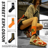 Dragon Ball Socks Tide Brand Harajuku Cartoon Seven Dragon Ball Wukong Tube Cotton Skateboard Men and Women Couple Cotton Socks, everythinganimee