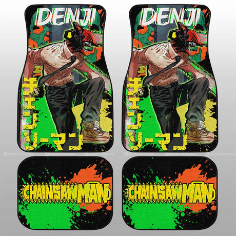 Chainsaw Man Power Car Floor Mats Custom Anime Car Interior Accessories Printing Car Floor Mat Universal Fit for Cars SUV Van, everythinganimee