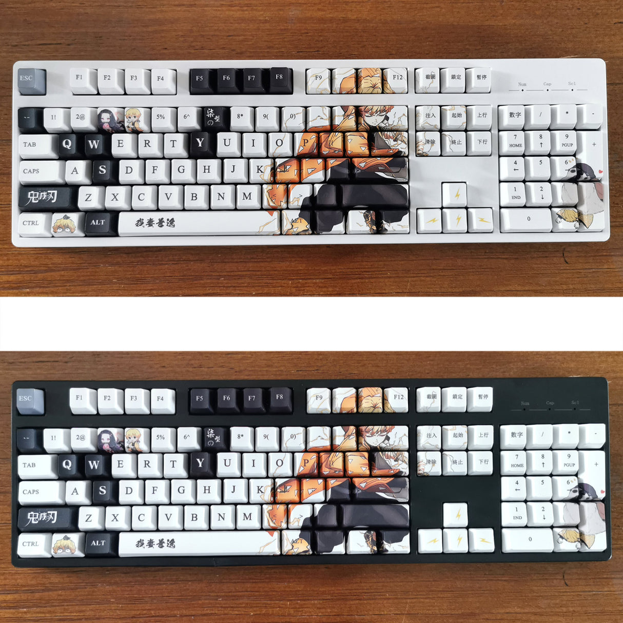 Demon Slayer 108 Keycaps Sub Japanese For Mechanical Keyboard