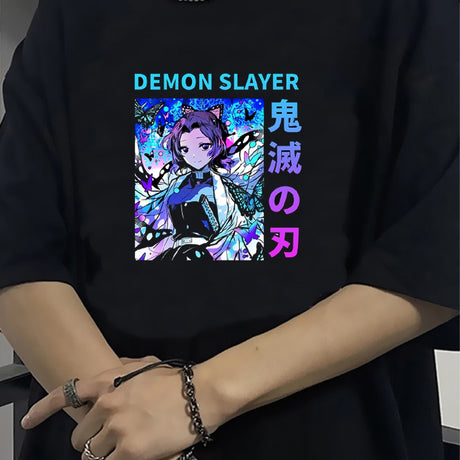 Demon Slayer Kocho Shinobu Print T-Shirts