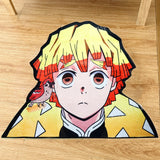 Anime Demon Slayer Zenitsu Characte Rugs Non-Slip Carpets Bedroom Mats Home Deco Doormats for Kids Home Bedroom Home Decor, everythinganimee