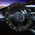 38cm Car Steering Wheel Cover One Piece Skull Anime Anti-slip Car-styling Suitable Automobile Accessory, everythinganimee