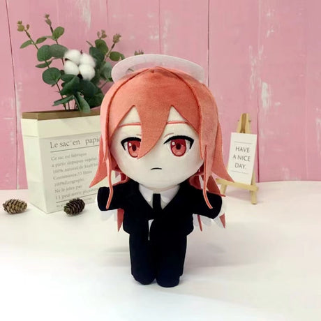 Chainsaw Man Makima Quanxi Denji Power Mitaka Asa Pochita Plush Doll Anime Cartoon Soft Stuffed Toy Christmas Kids Gift 20CM