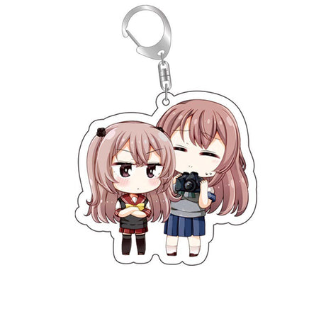 Anime My Dress Up Darling Acrylic Keychains Kitagawa Marin Kuroe Shizuku Figures Pendant Key Chain Bag Accessorie School Jewelry