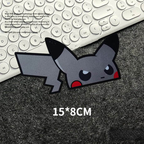 Style your car with our Cute Pokemon Black Stickers | If you are looking for Pokemon Merch, We have it all! | check out all our Anime Merch now!