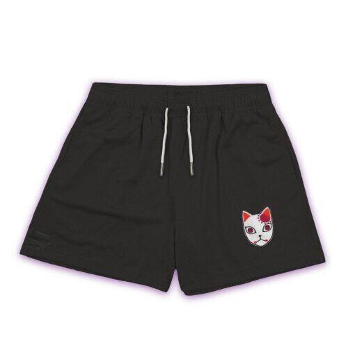 Demon Slayer Sabito Mask Gym Shorts