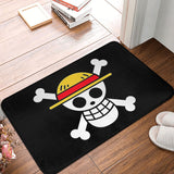 One Piece Hot Anime Bath Mat Skull Mask Doormat Living Room Carpet Balcony Rug Home Decor, everythinganimee