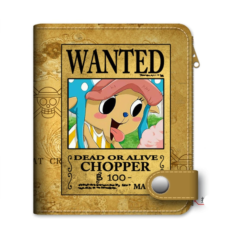 One Piece Wanted Poster Wallet