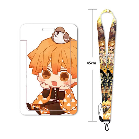 New Anime Demon Slayer Lanyards for Key Neck Strap For Card Badge Gym Key Chain Lanyard Key Holder DIY Hang Rope Keychain