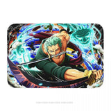 One Pieces Anime Non-slip Doormat Living Room Mat Zoro Hallway Carpet Entrance Door Rug Indoor Decor, everythinganimee