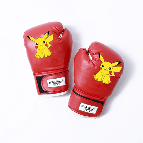 Pokemon Children's Boxing Gloves 3-13 Years Old Kid Practice Breathable Sanda Fight Training Equipment Anime Peripheral Toy Gift, everythinganimee