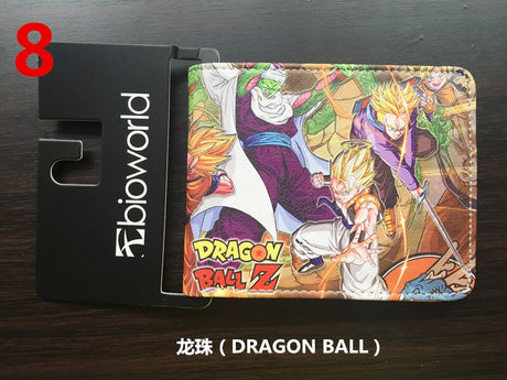 Dragon Ball PU Cartoon Wallet Personalized Fashion Collection Gifts Teenage Students Boys Girls Short Coin Purse Birthday Gift,everythinganimee