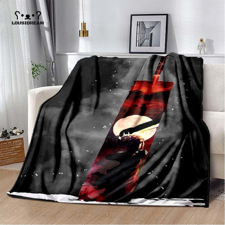 Calssic Comics Berserk Anime Throw Blanket Berserk Soft Flannel Thin Blankets for Bed Sofa Cover Bedspread Home Decor, everythinganimee