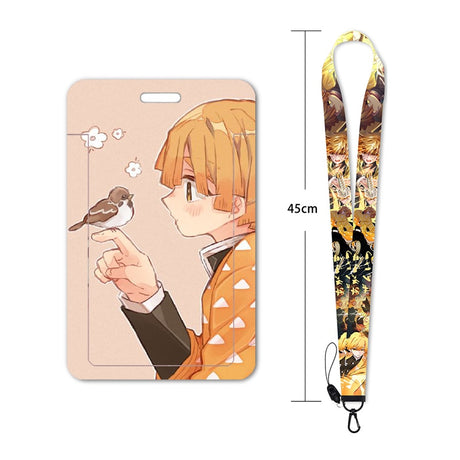 New Anime Demon Slayer Lanyards for Key Neck Strap For Card Badge Gym Key Chain Lanyard Key Holder DIY Hang Rope Keychain