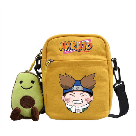 Hot Naruto Anime Figure Print Small Square Bag Children Shoulder Diagonal Bags Men Women's Backpack Christmas Gifts, everythinganimee