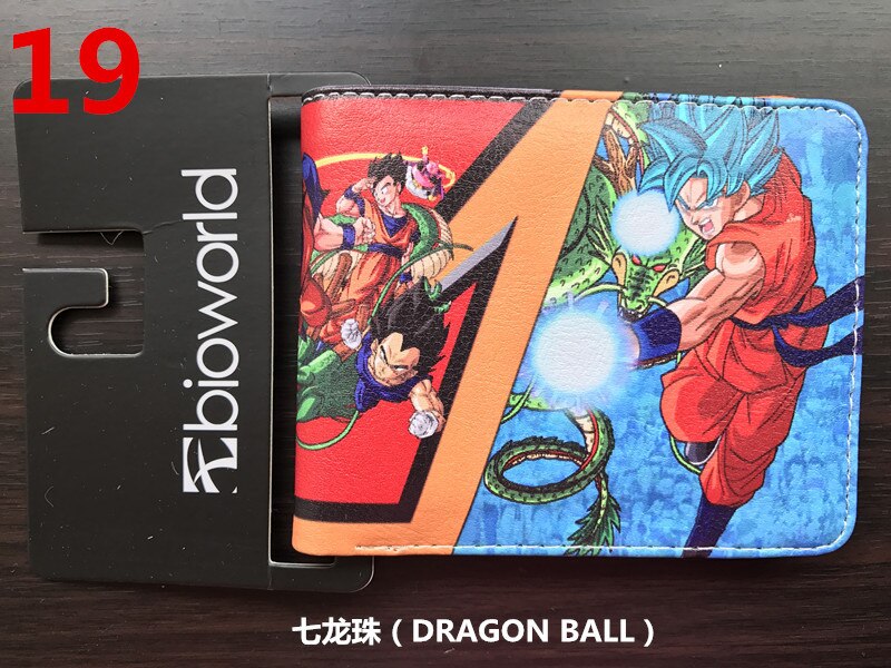 Dragon Ball PU Cartoon Wallet Personalized Fashion Collection Gifts Teenage Students Boys Girls Short Coin Purse Birthday Gift,everythinganimee